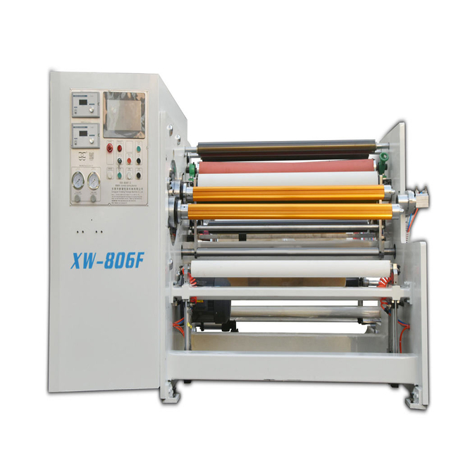 New Design Double Shafts Rewinding Machine for BOPP Duct Tape