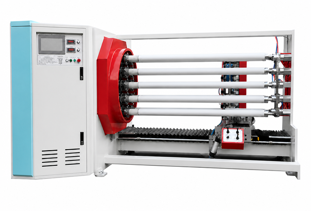 4-Shaft Auto Turret High Precision Tape Cutting Machine