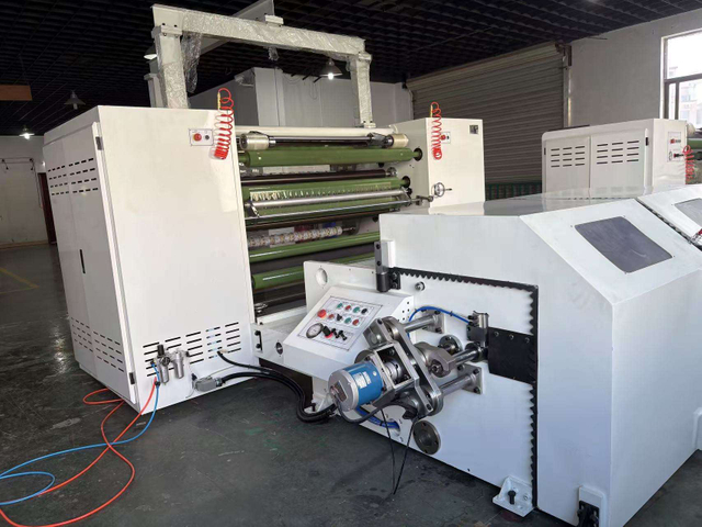 2000m MOPP Adhesive Tape Jumbo Roll Slitting Rewinding Machine