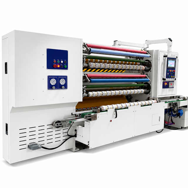 Automatic Jumbo Roll BOPP Cello Tape Slitter Machine Factory Since 1998